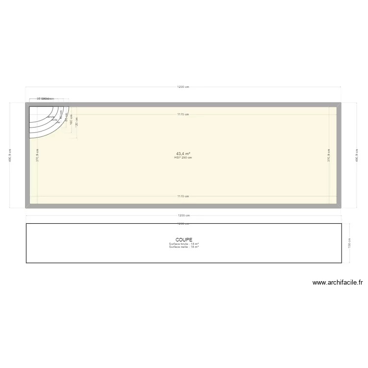 PISCINE TOBIE. Plan de 