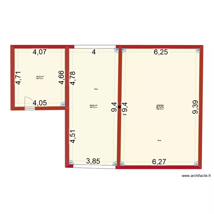 modigrange. Plan de 3 et 117 m² modigrange. Plan de 3 et 117 m²