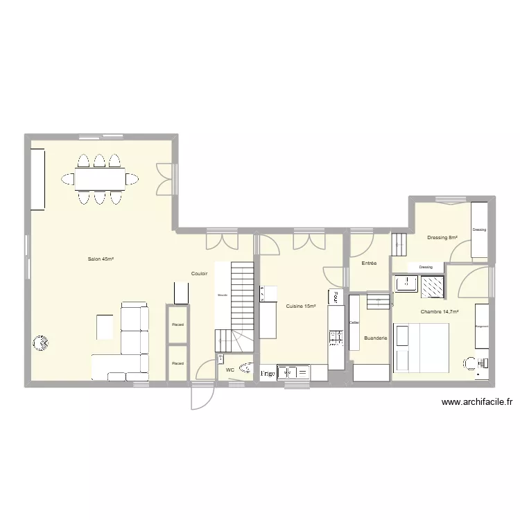 RDC. Plan de 13 et 104 m² RDC. Plan de 13 et 104 m²