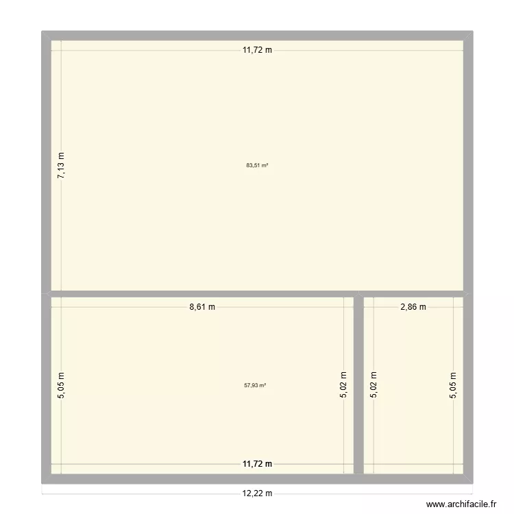 maison. Plan de maison. Plan de