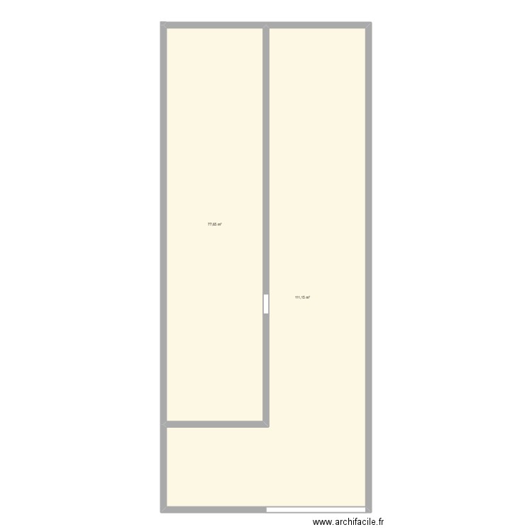 hylton. Plan de 2 pièces et 189 m2