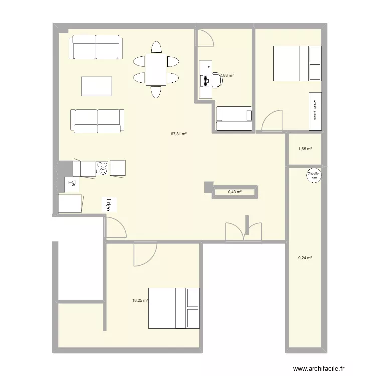 Hauteville apres tvx 20/10/2025. Plan de 