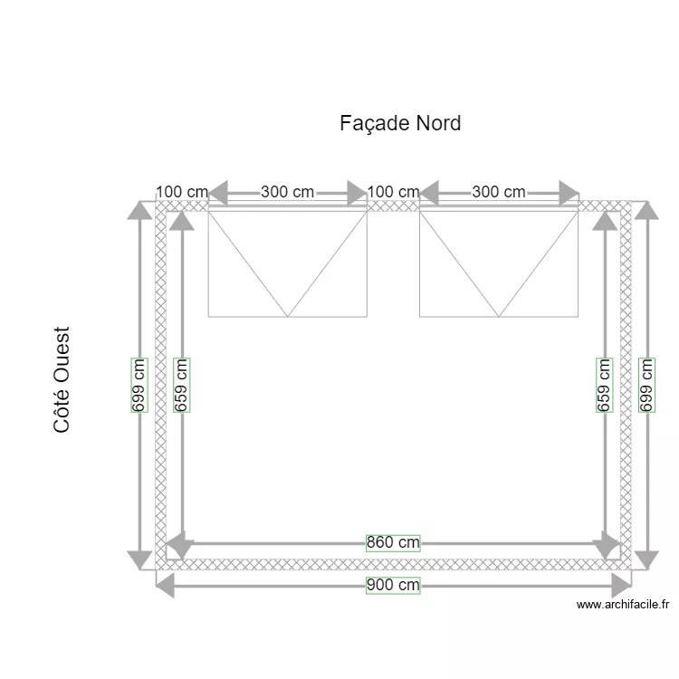 PlanDeMasseGarage. Plan de 1 et 57 m² PlanDeMasseGarage. Plan de 1 et 57 m²