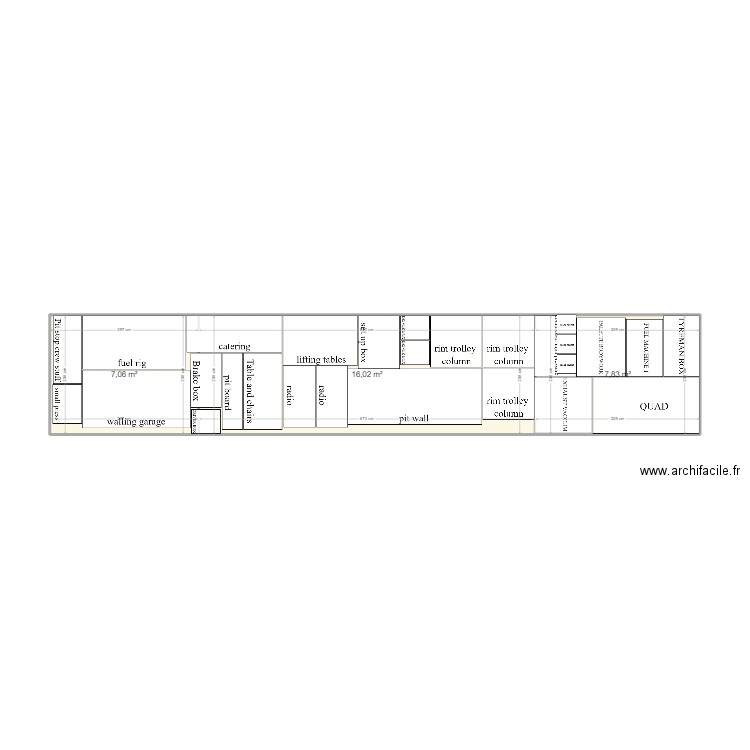 plan chargement camion Imola. Plan de 3 pièces et 31 m2