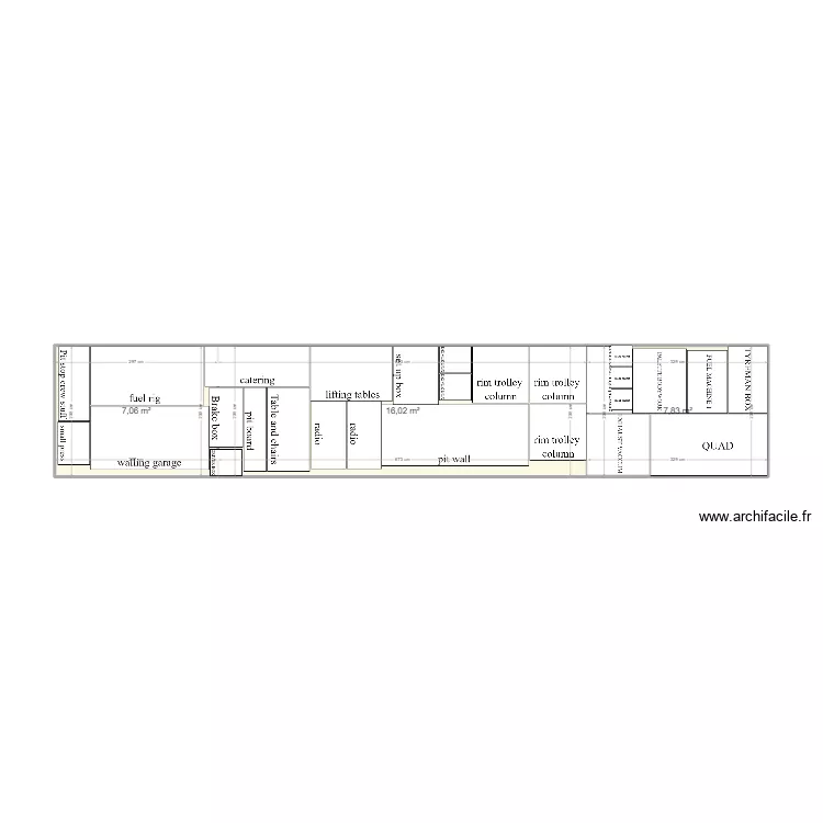 plan chargement camion Imola. Plan de 