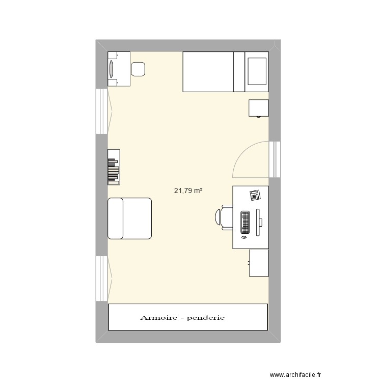 chambre jade. Plan de 0 pièce et 0 m2