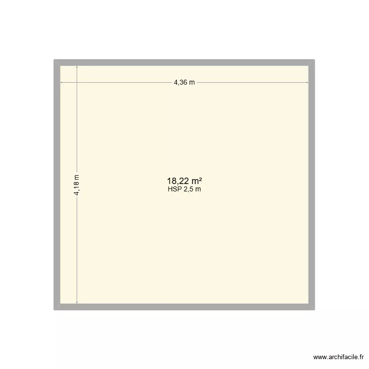 Atelier_Lyon. Plan de 4  et 37 m²