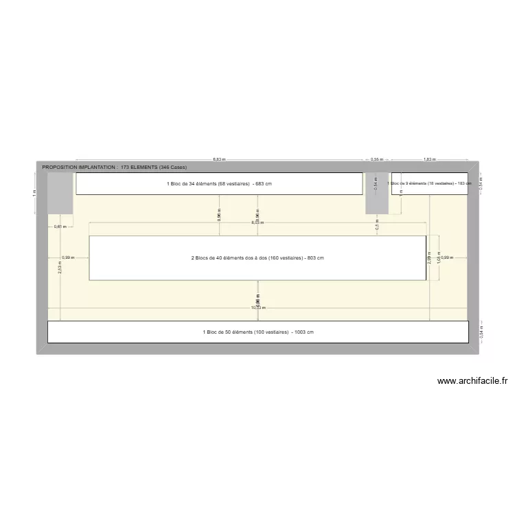 MONACO. Plan de 1 pièce et 41 m²