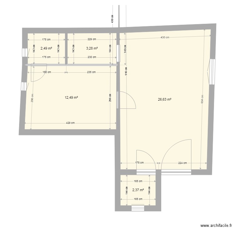 gite. Plan de 0 pièce et 0 m2