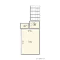 plan maison Jemappes entre étage