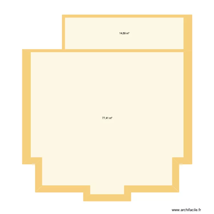 MAISON. Plan de 2 et 93 m² MAISON. Plan de 2 et 93 m²