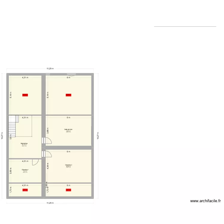 Plan Arnaville 1er &eacute;tage 18/08/2026. Plan de 8  et 158 m²