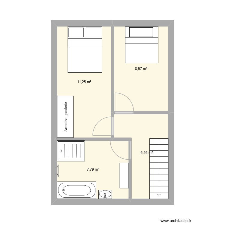jf hova étage. Plan de 0 pièce et 0 m2