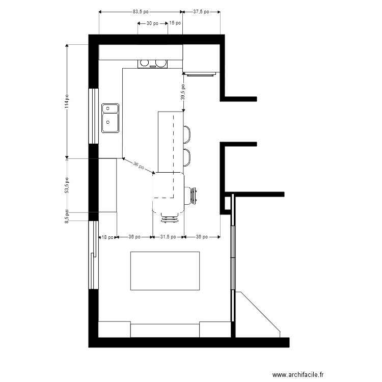 Crépeau 1. Plan de 0 pièce et 0 m2