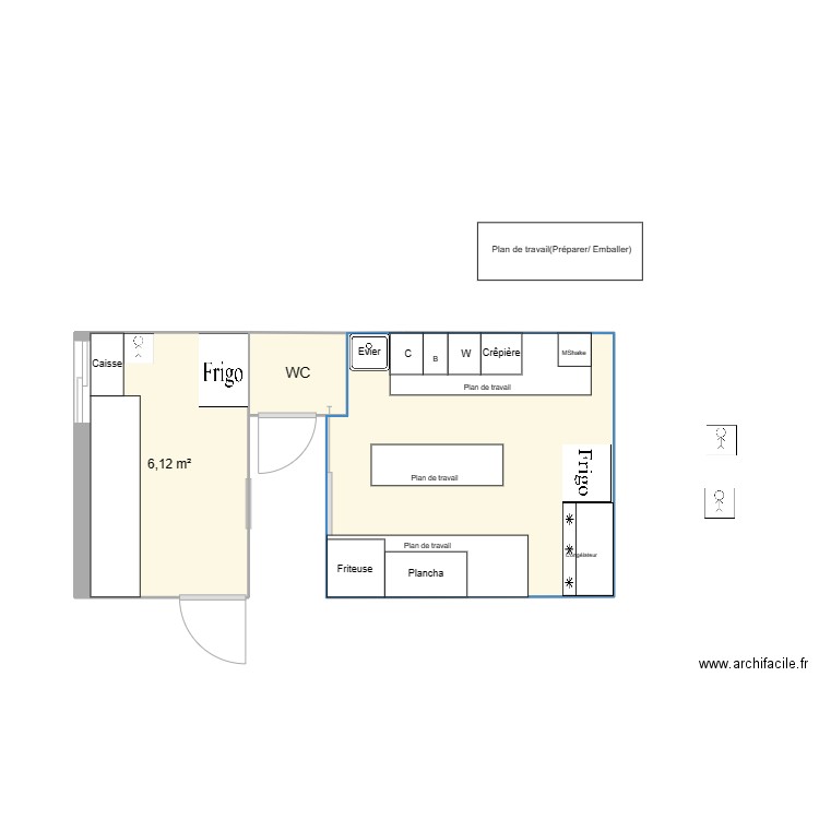 Cuisine. Plan de 0 pièce et 0 m2