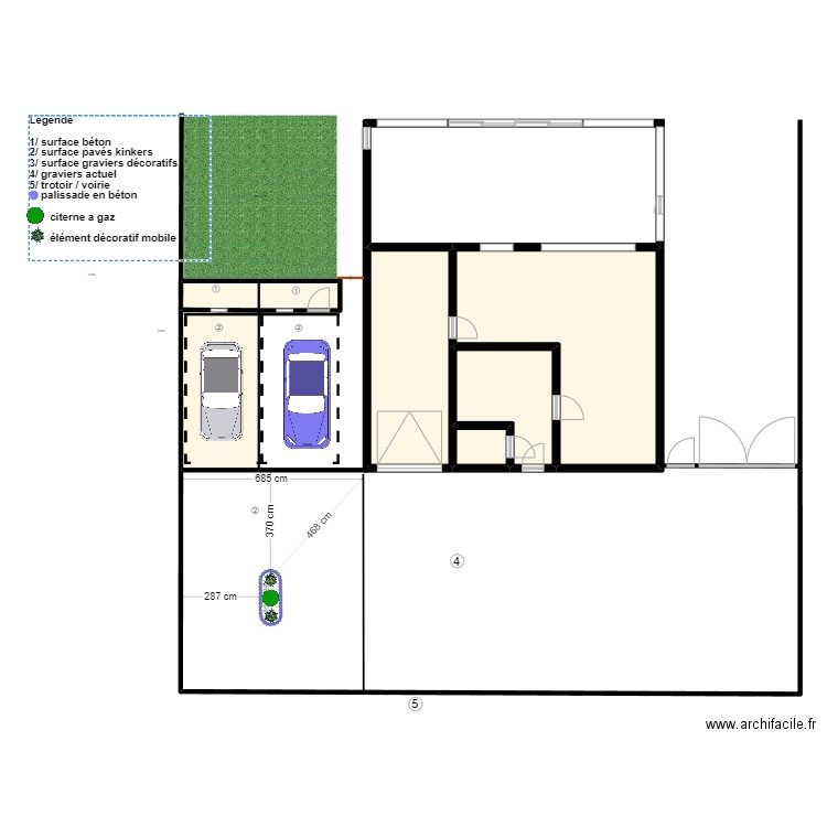 gaz. Plan de 0 pièce et 0 m2