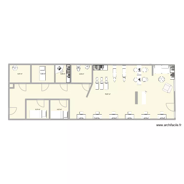 3G By Marie Lou. Plan de 7  et 106 m²