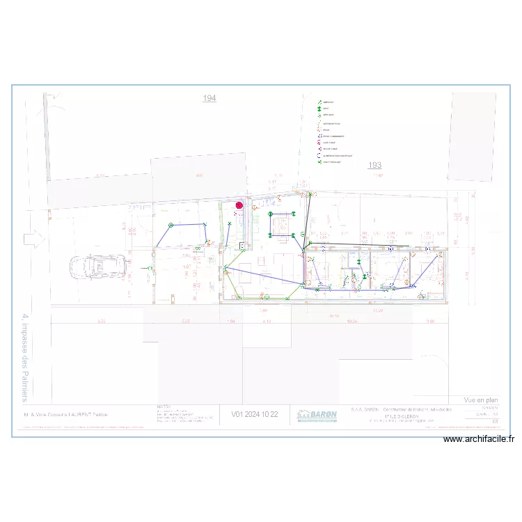 LAURENT PLAN ELEC. Plan de 