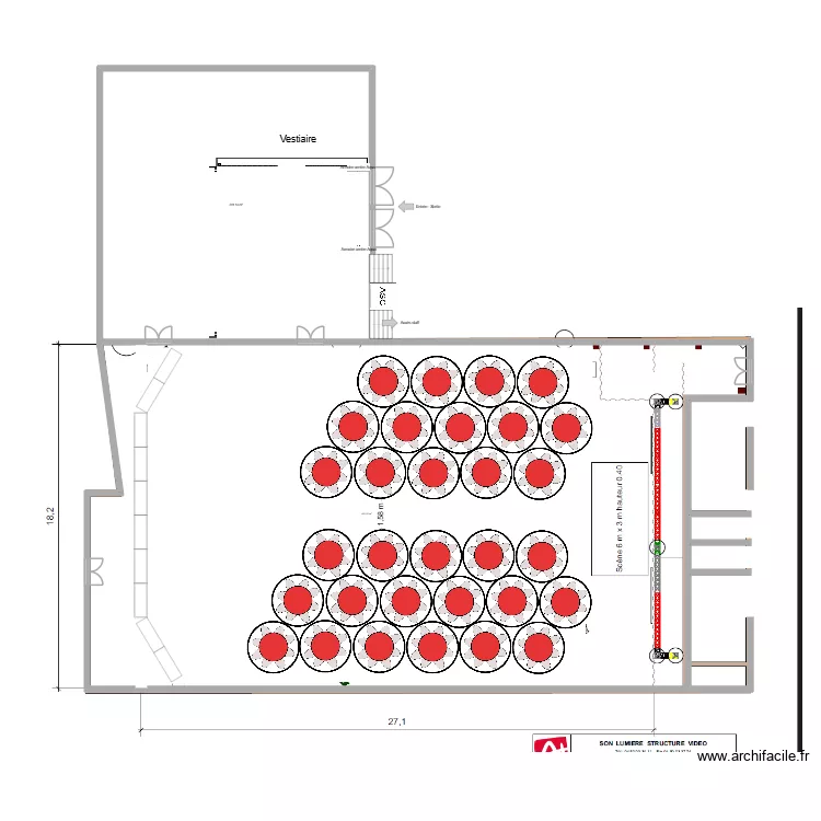 Club Crit - Soir&eacute;e Caritative. Plan de 