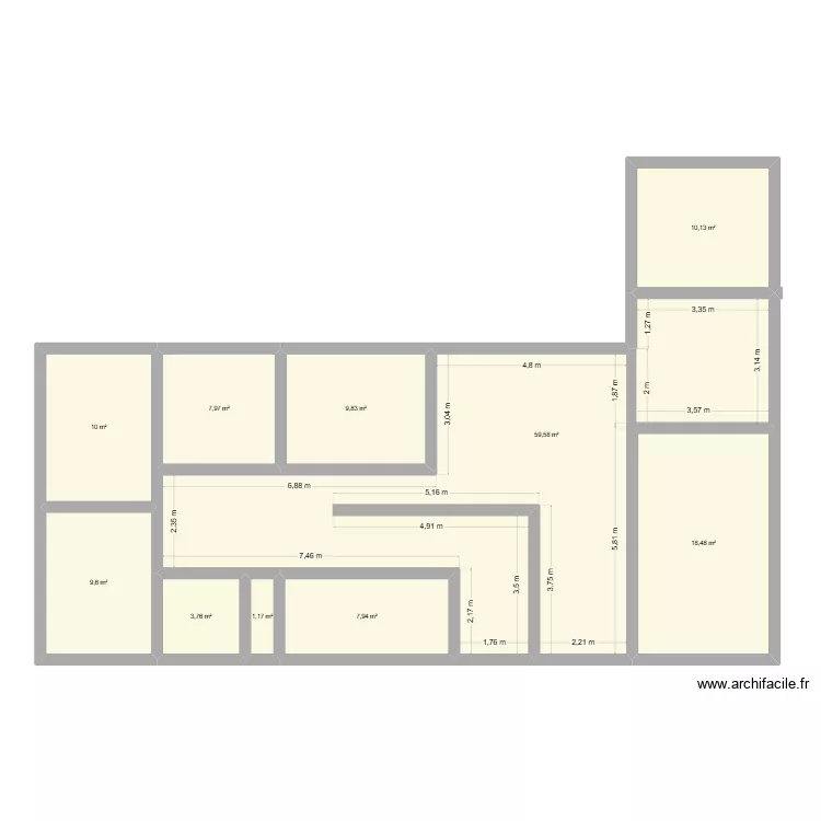 249 coupelle neuve. Plan de 13 et 156 m² 249 coupelle neuve. Plan de 13 et 156 m²