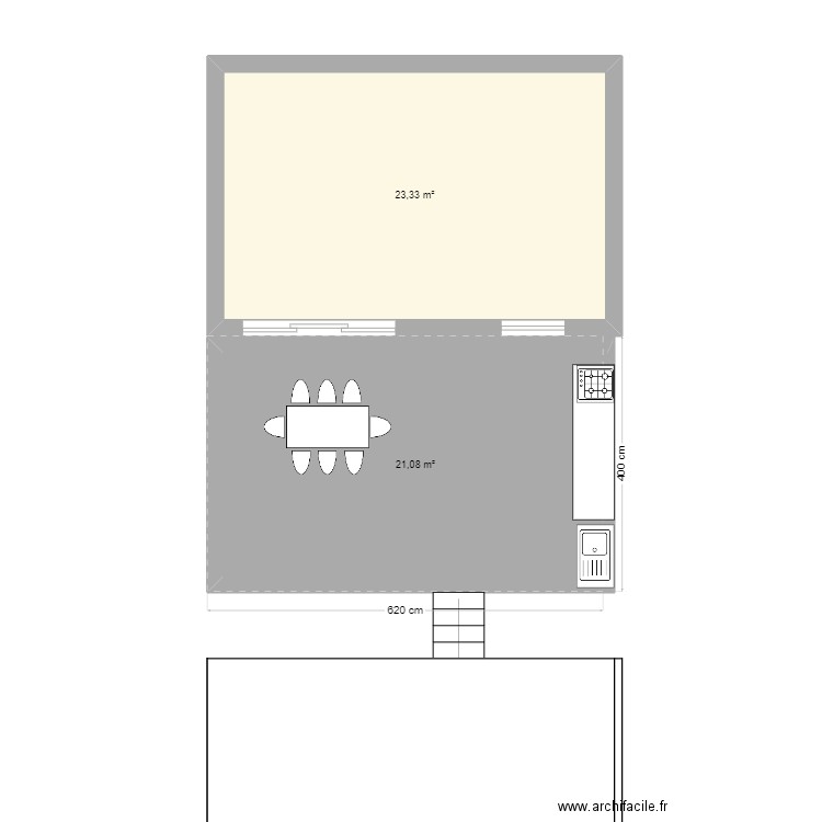 terrasse. Plan de 0 pièce et 0 m2