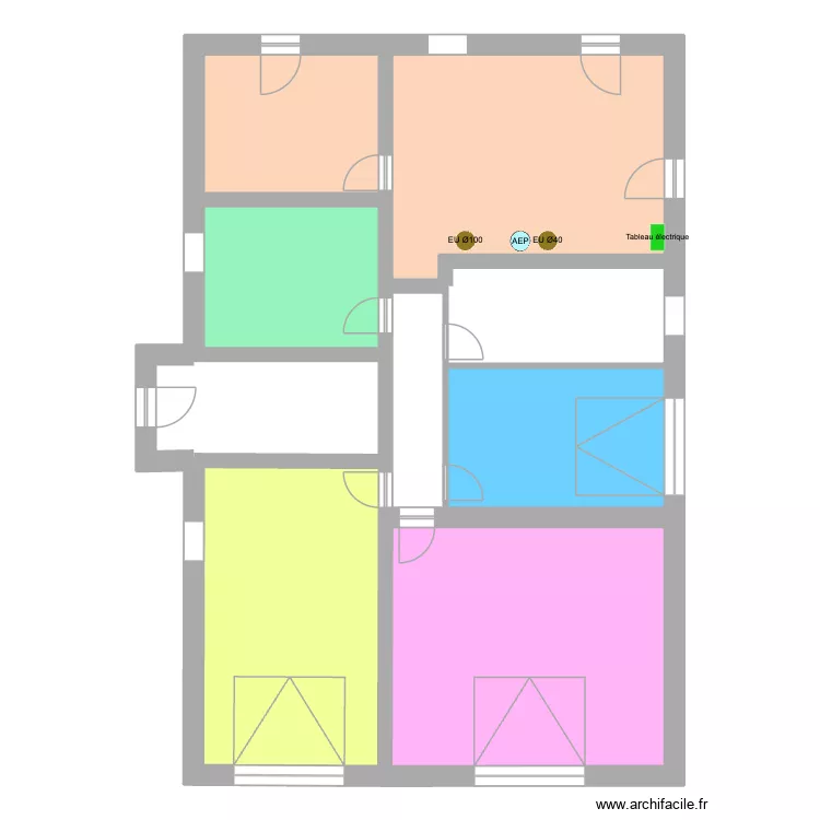 plan vide rez de chaussé RESEAU. Plan de 9 et 155 m² plan vide rez de chaussé RESEAU. Plan de 9 et 155 m²