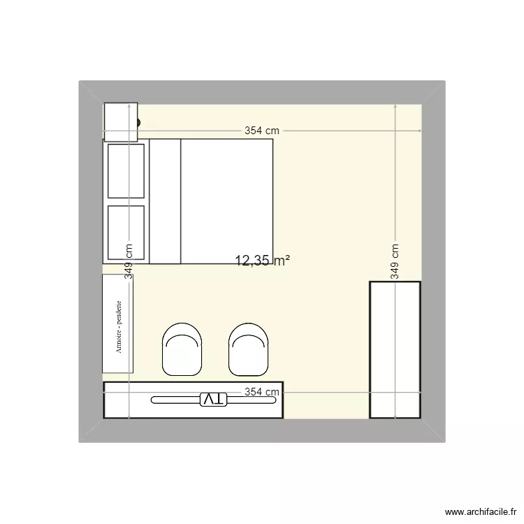 Plan C&eacute;lia 3. Plan de 