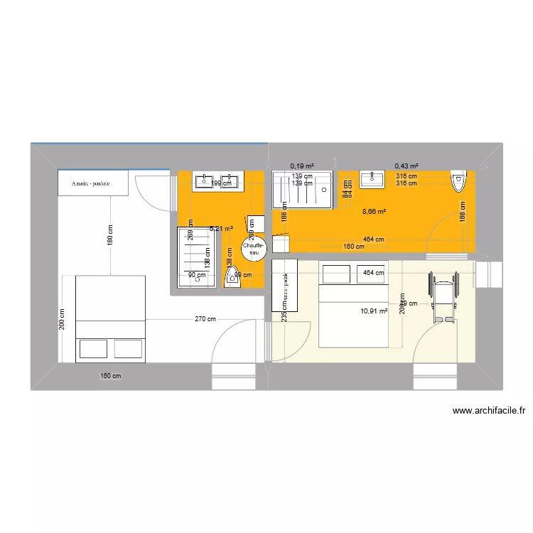 GR MAISON HAUT. Plan de 