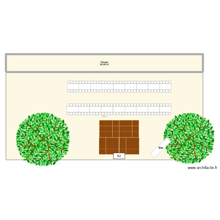 Abby & Cyprien. Plan de 2 pièces et 606 m2