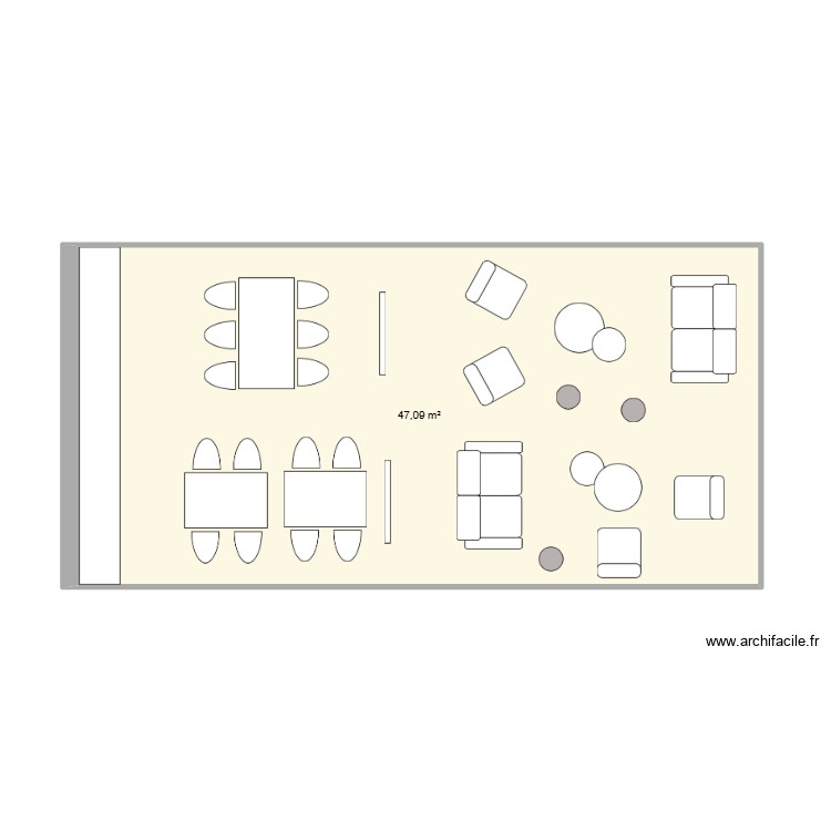 cit&eacute; admini etage 1-6. Plan de 0 pièce et 0 m2