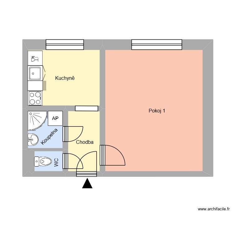 Mich&aacute;lkovick&aacute; 1776, byt 7. Plan de 0 pièce et 0 m2
