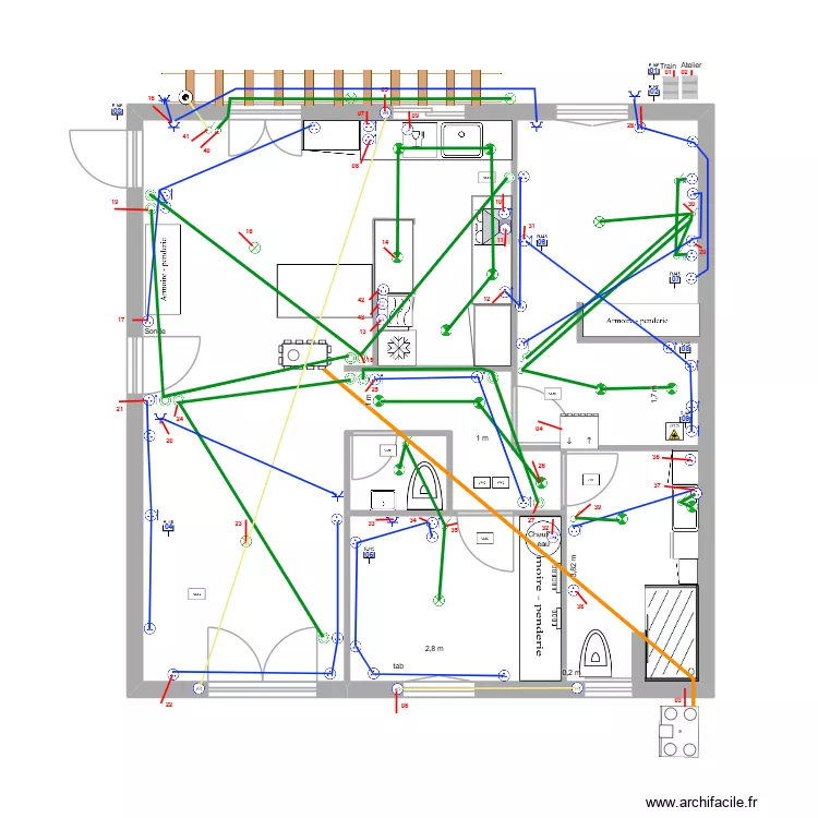 Comp&egrave;re Guilleri 2026 04 14 01 Electricit&eacute;. Plan de 2  et 83 m²