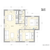 Pallier plan B 48 m2