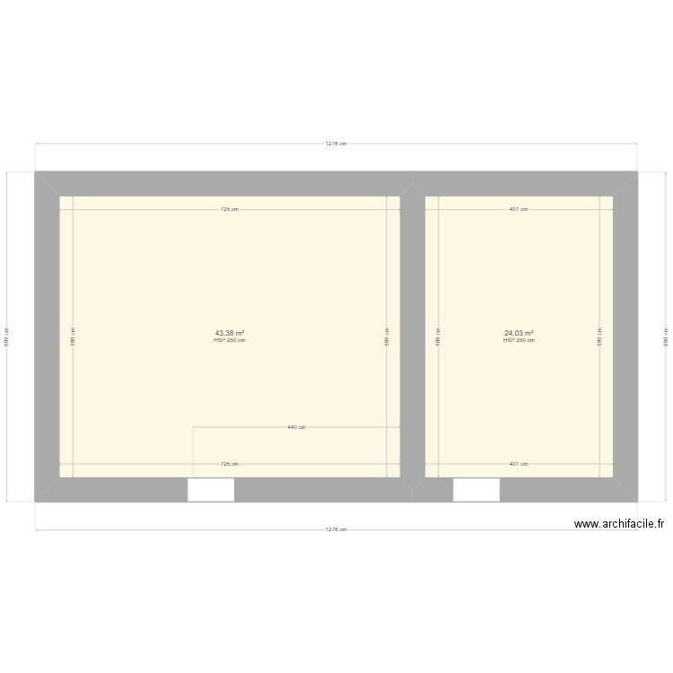 St Sulpice - . Plan de 4 pièces et 135 m2