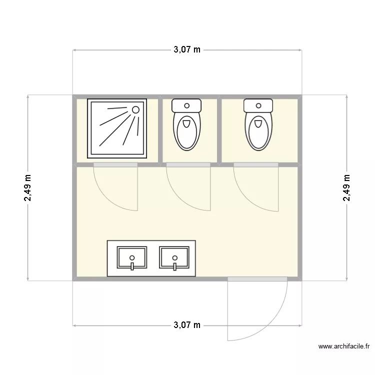 TRANS R CHANTIER TOUSSIEU. Plan de 