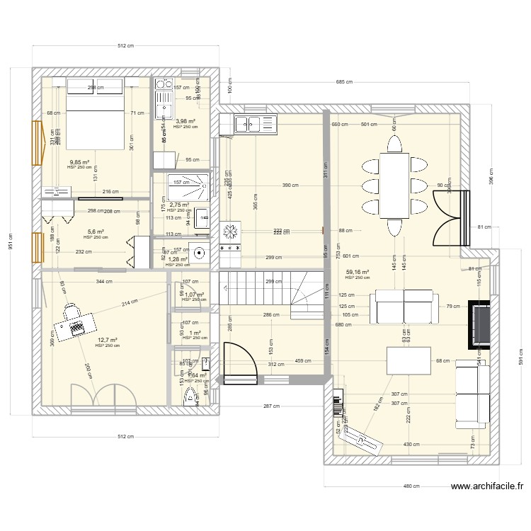 Projet2. Plan de 0 pièce et 0 m2