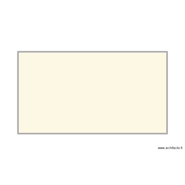 Plan de façade. Plan de 1 pièce et 37 m2