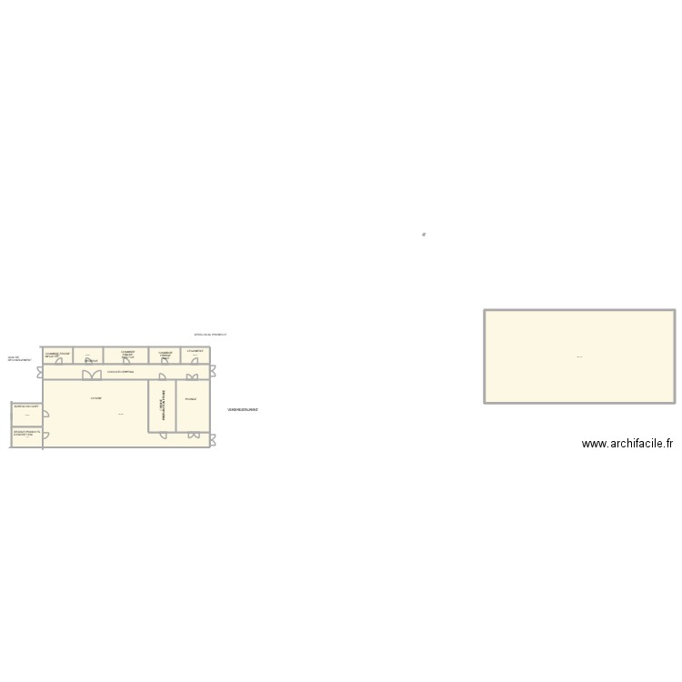 MA CUISINE DE REVE. Plan de 11 pièces et 614 m2