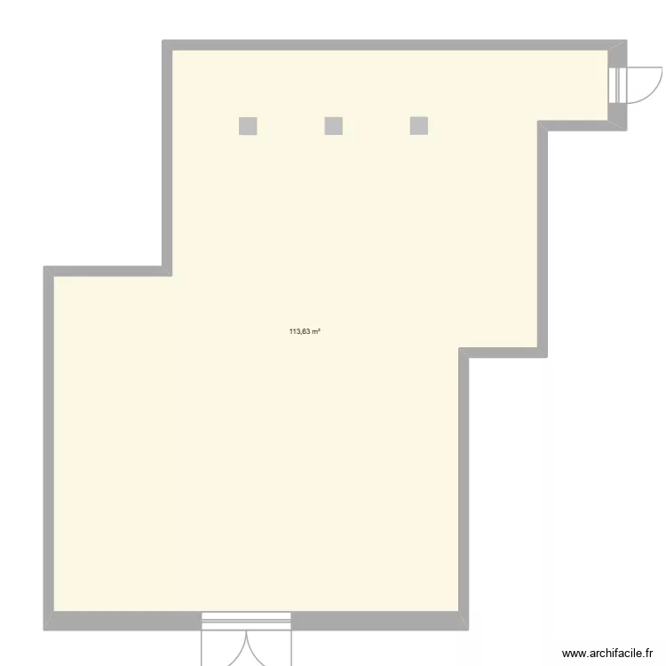 Villème-Céhault. Plan de 1 et 114 m² Villème-Céhault. Plan de 1 et 114 m²