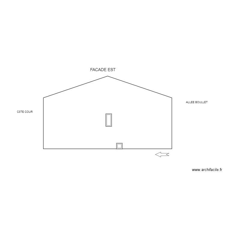 facade est clamart. Plan de 0 pièce et 0 m2