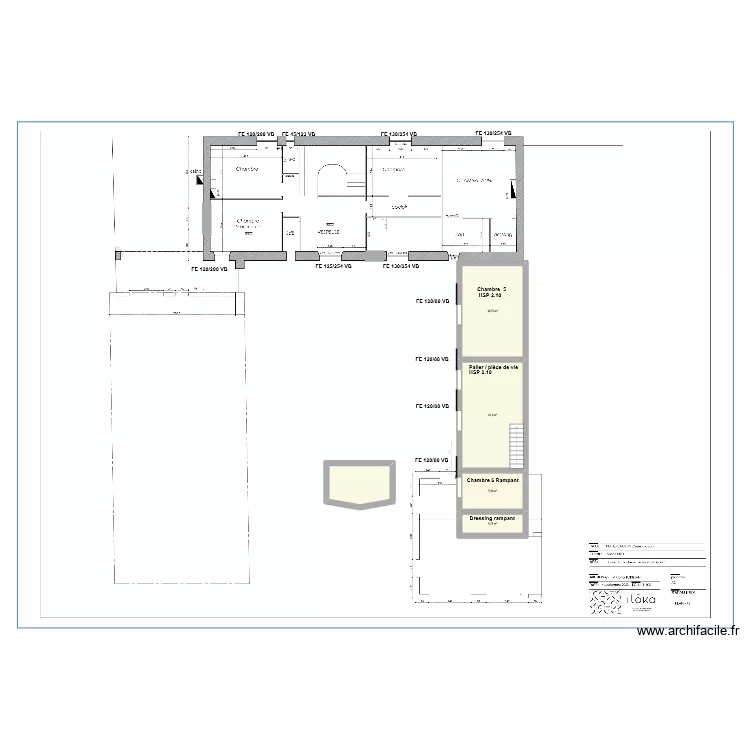 Plan Etage DUTEL. Plan de Plan Etage DUTEL. Plan de