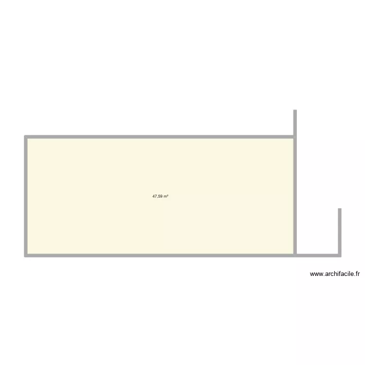 Anne BOULANGER. Plan de 1  et 48 m²