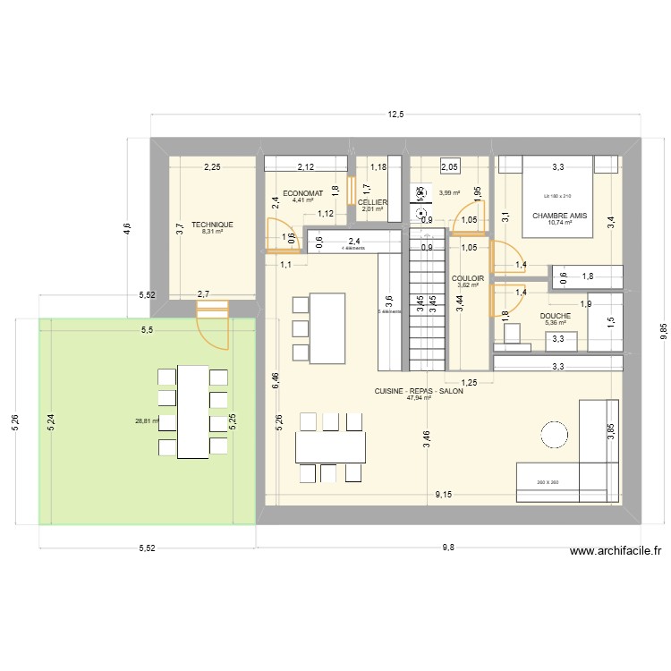 Gasser-Siggen (104). Plan de 0 pièce et 0 m2