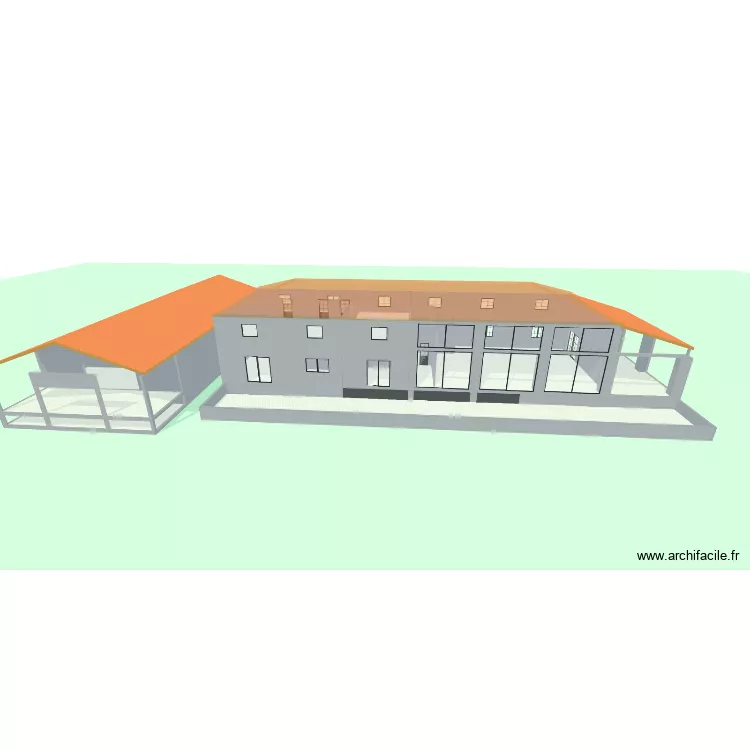 Villa Tarzan 43 test. Plan de 