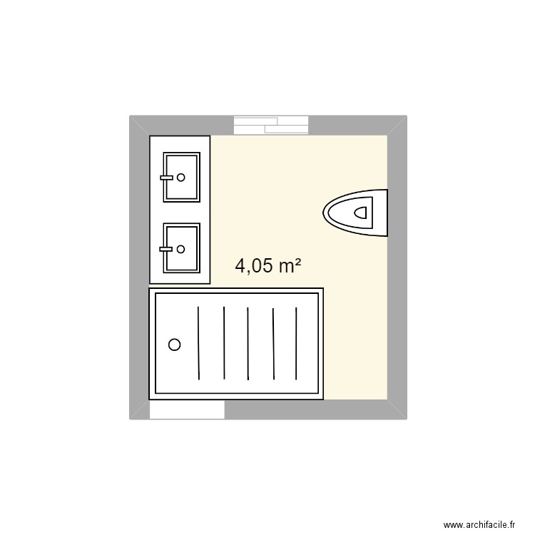 salle de bain rez inf, Grandvaux. Plan de 0 pièce et 0 m2