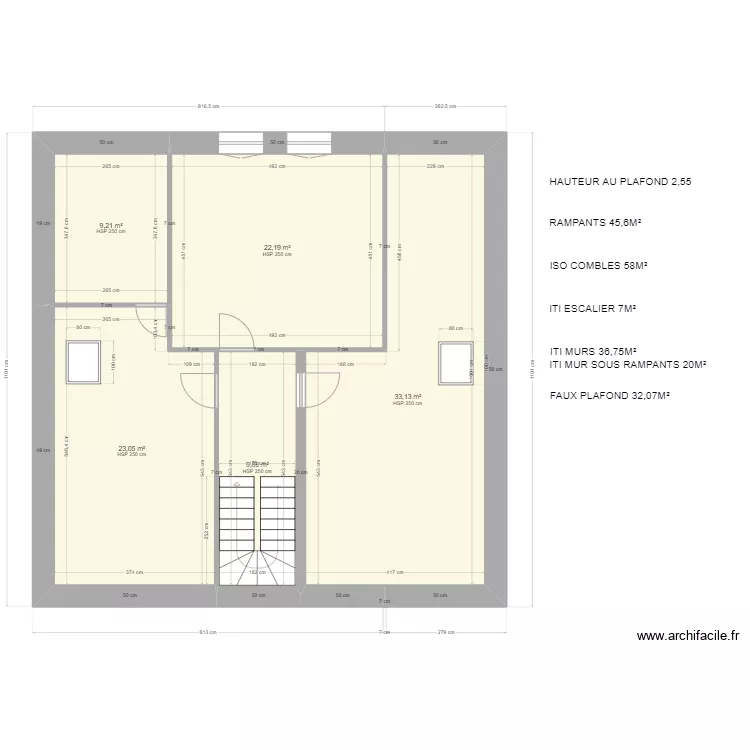 HUMBERTO ETAGE. Plan de 