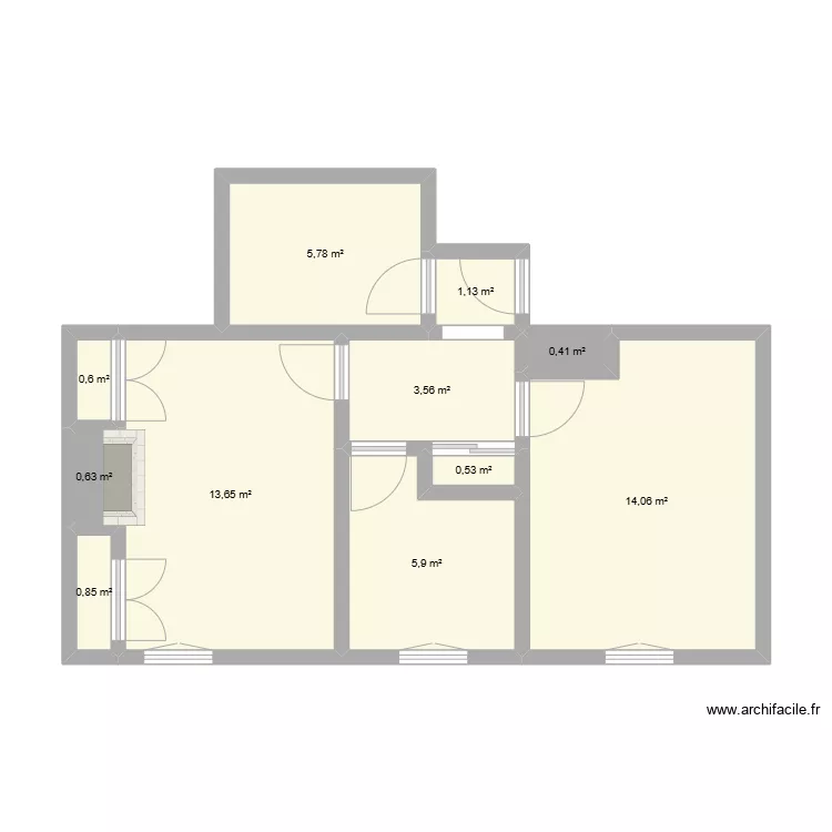 PETEL - ROUEN. Plan de 