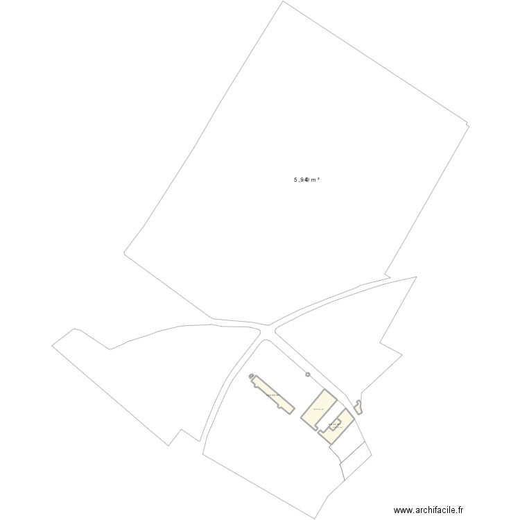 Dudon. Plan de 7 pièces et 1588 m2