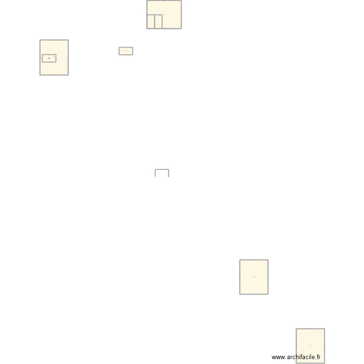 pADEL. Plan de 6 pièces et -6707 m2
