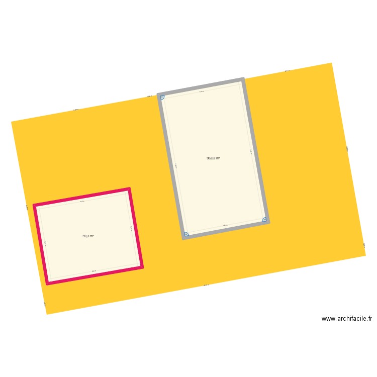 GARAGE MI 3. Plan de 2 pièces et 156 m2